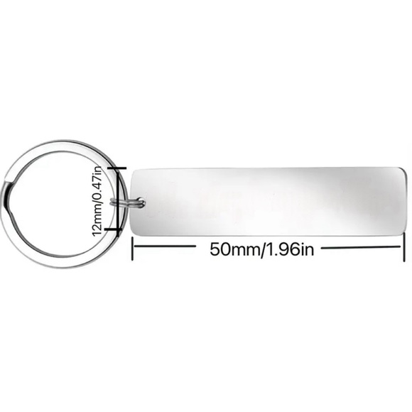 I Really F*cking Miss You Stainless Steel Keychain NEW - Picture 2 of 2